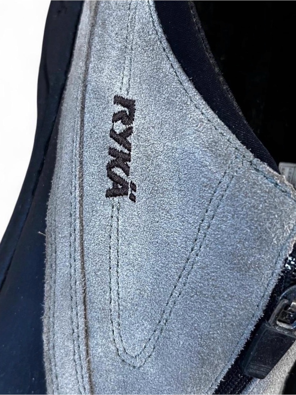 Ryka Zip Front Duck Boots Women's 10W Grey Suede Winter - Picture 3 of 7